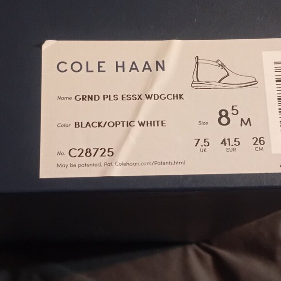 NIB mens Cole hann black leather ankle boots - Picture 4 of 6